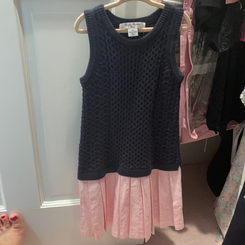 Never been worn! Girls dress with pleated skirt